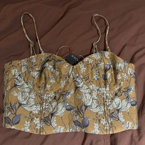 Banana Republic Brocade Bustier, NWT